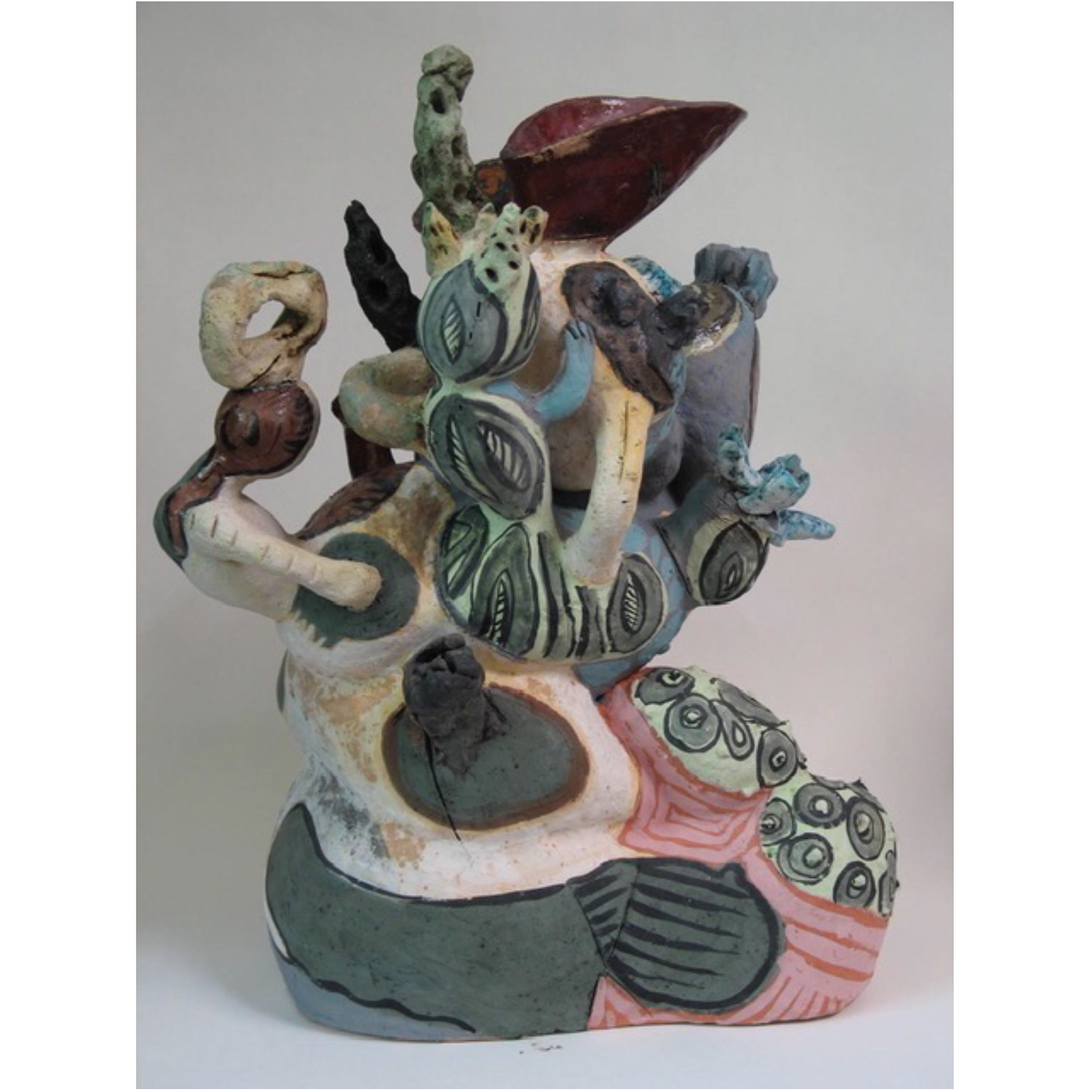 Dicey Terrain- 2002, 22 x 18 x 13’’, ceramic