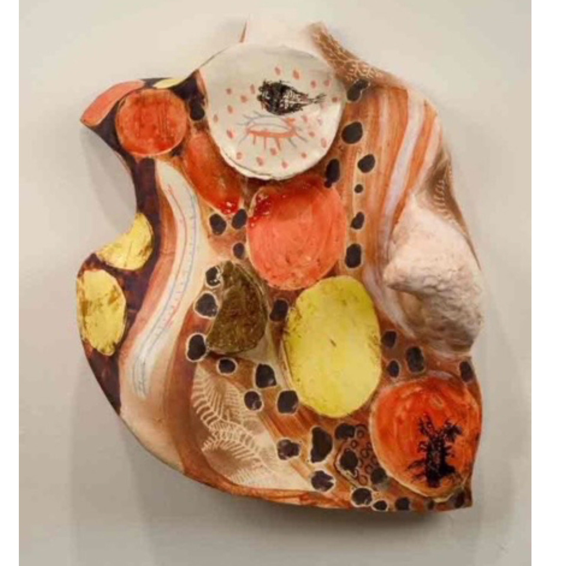 Migration- 2005, 23 x 19 x 7”, circa 2004, ceramic