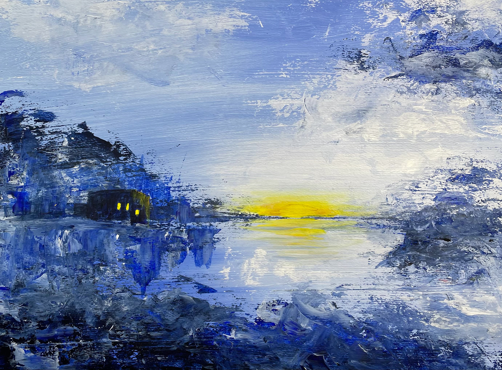 Whispers At Dusk,  9 X 12