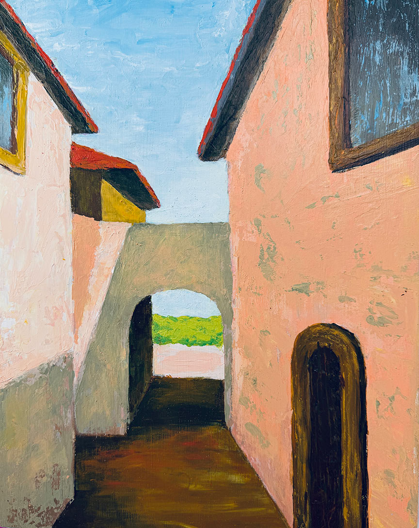 A Glimpse of Tuscany, 11 x 14