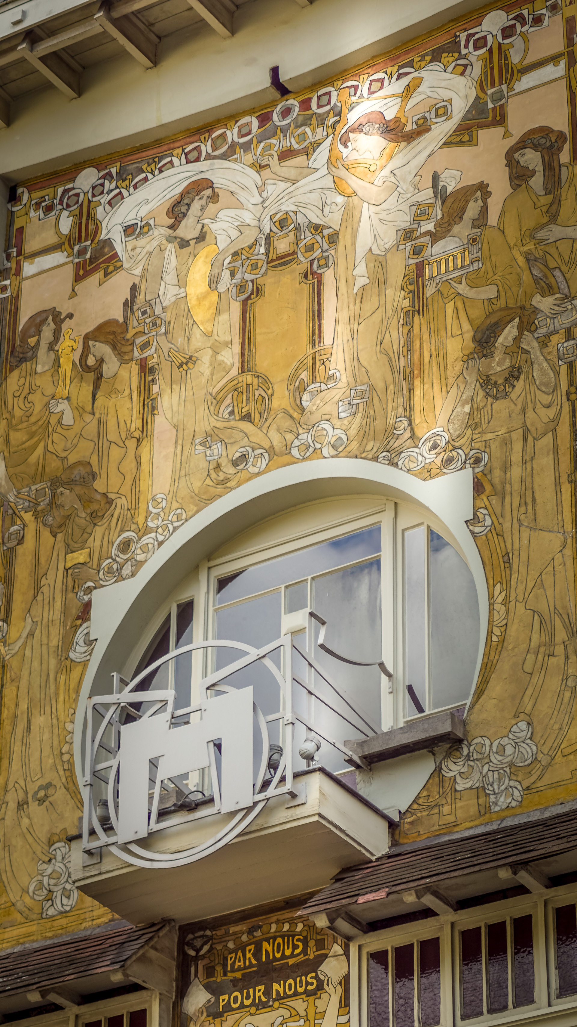 Façade Art nouveau à Etterbeek