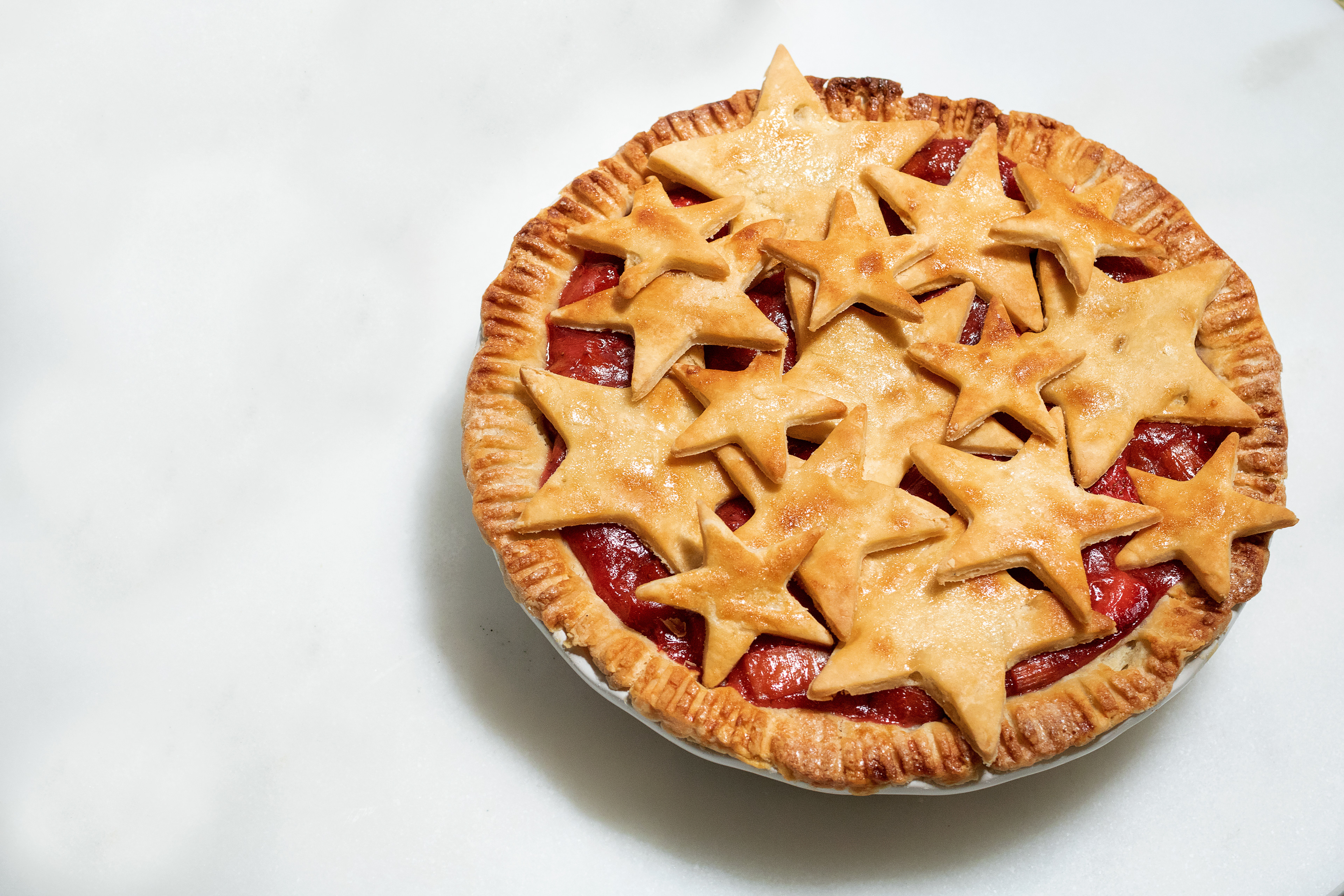 strawberry rubarb pie