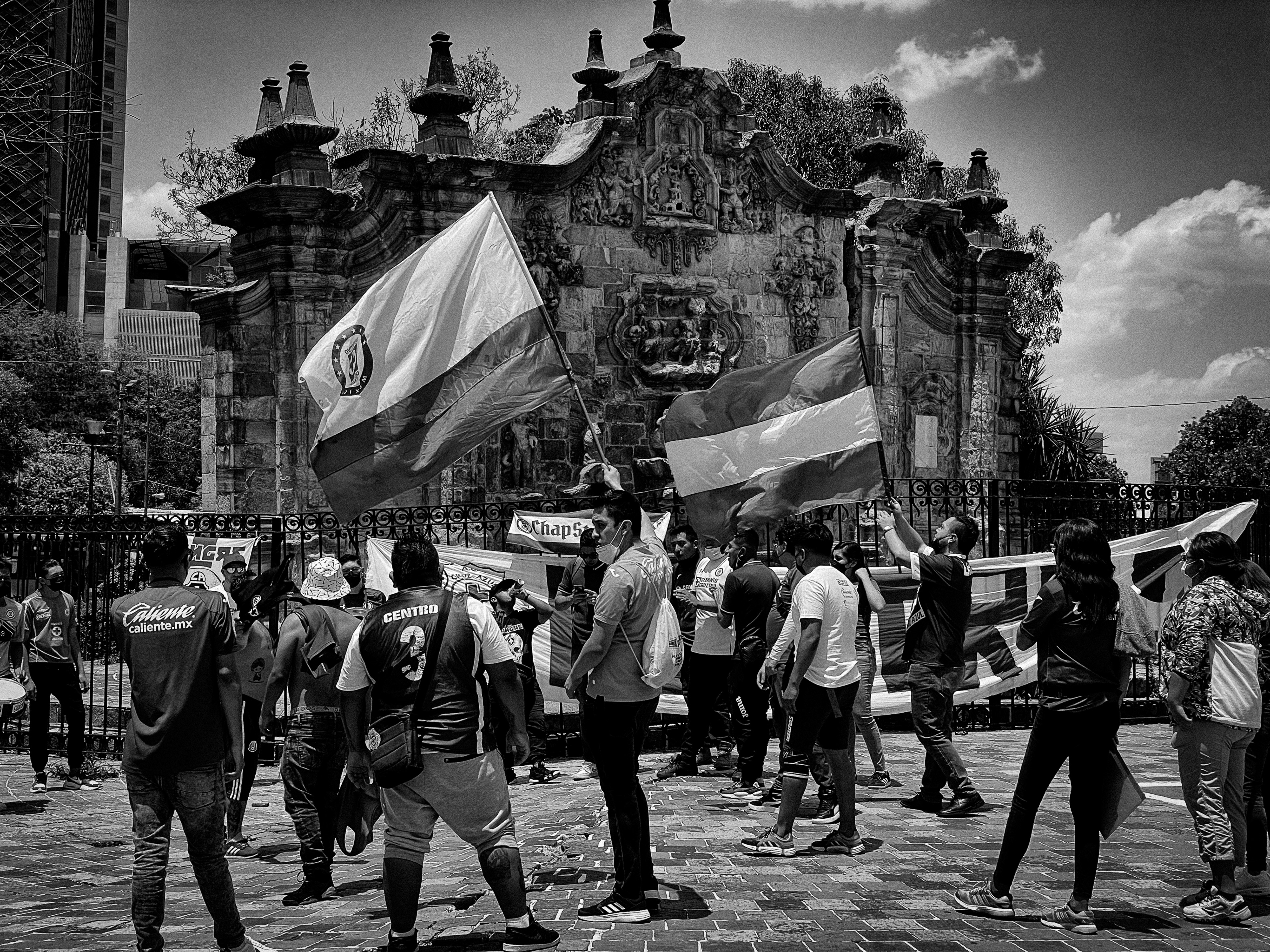 Barra del Cruz Azul sesión centro rumbo al partido del campeonato (2021)