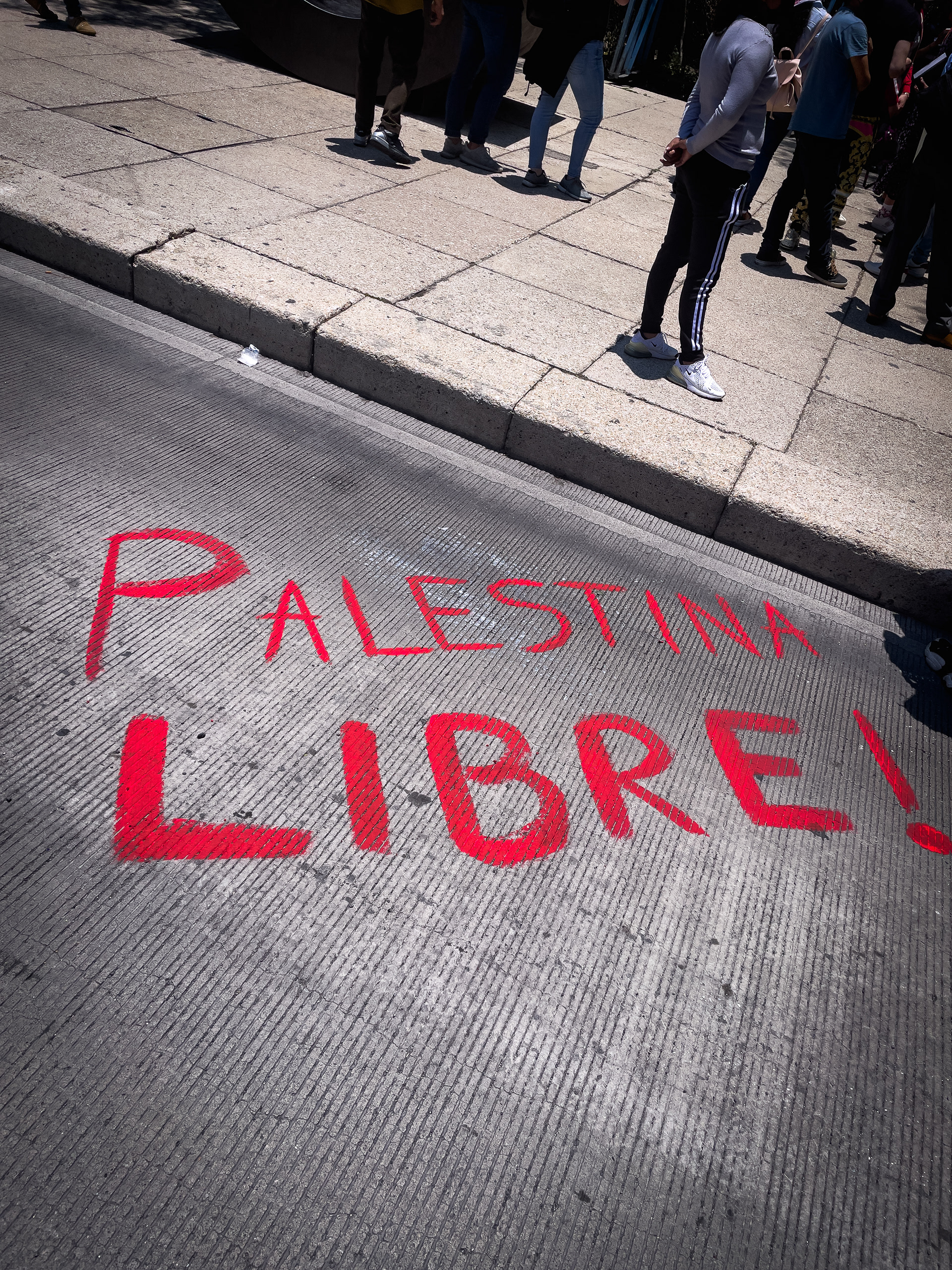 Protesta en contra del bombardeo a Palestina (2021)