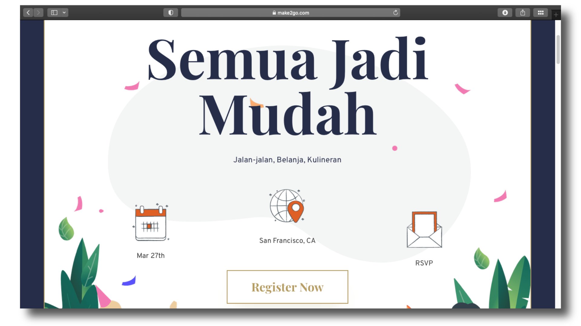 Make To GO - Bali