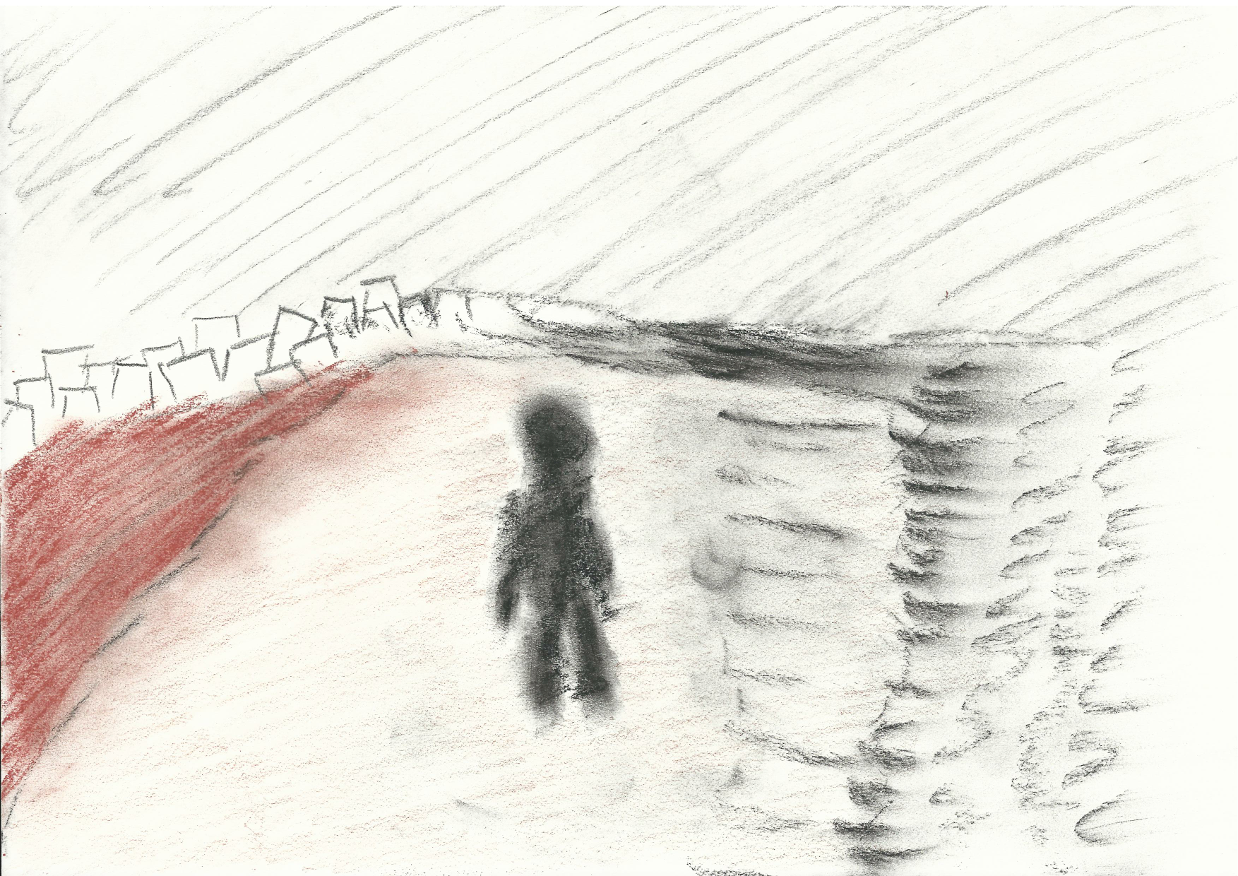 Concept art. "It was pulling me in, inviting me, I needed to be here. I needed to breathe."