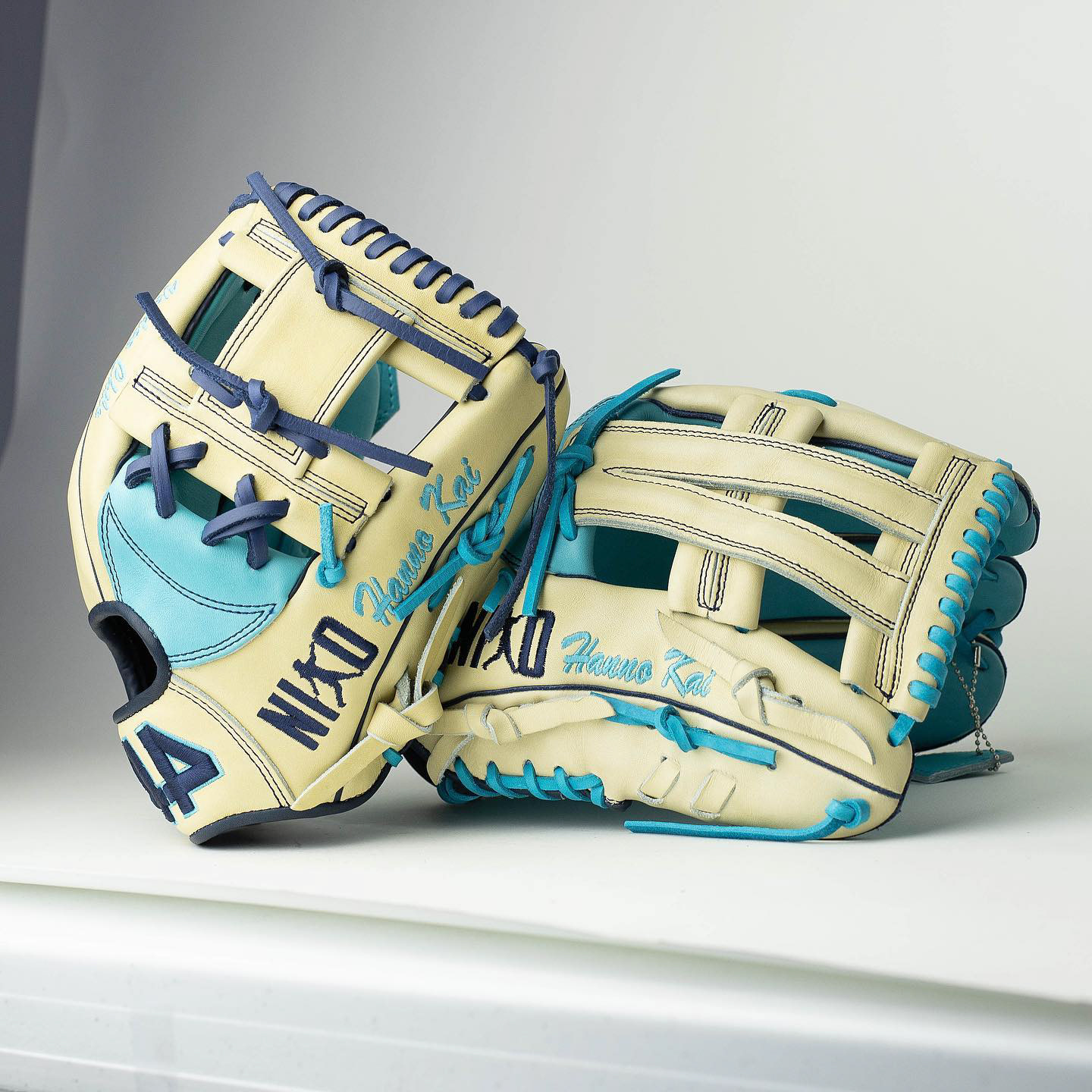Logo on Niko's 44 Pro Custom Glove