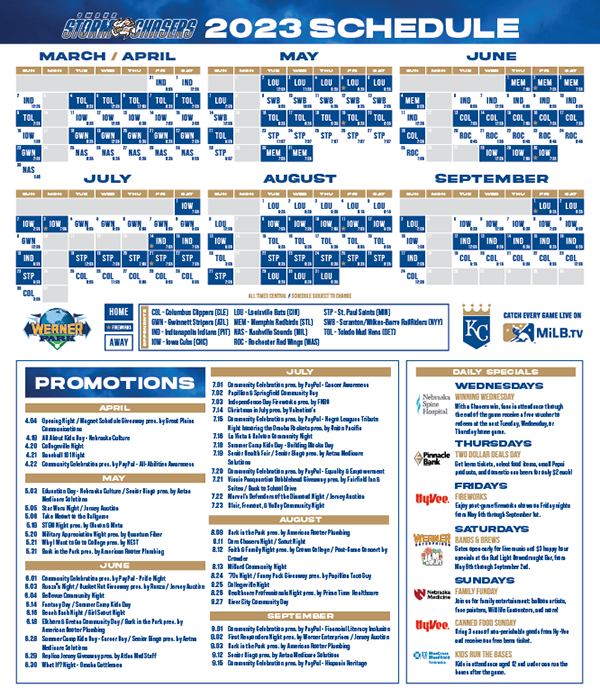 Pocket Schedule (2023)