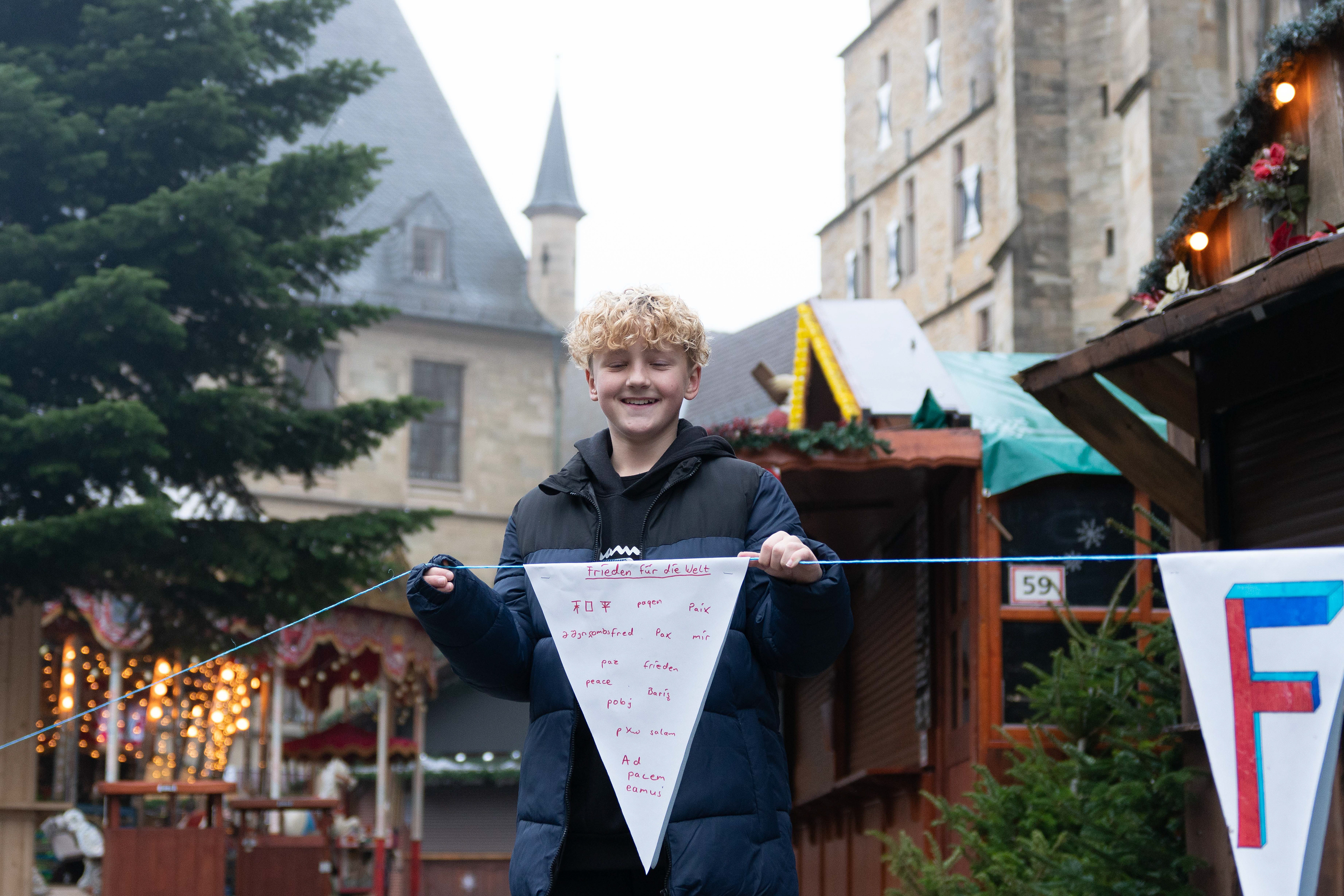 Friedensmarsch Thomas Morus Schule