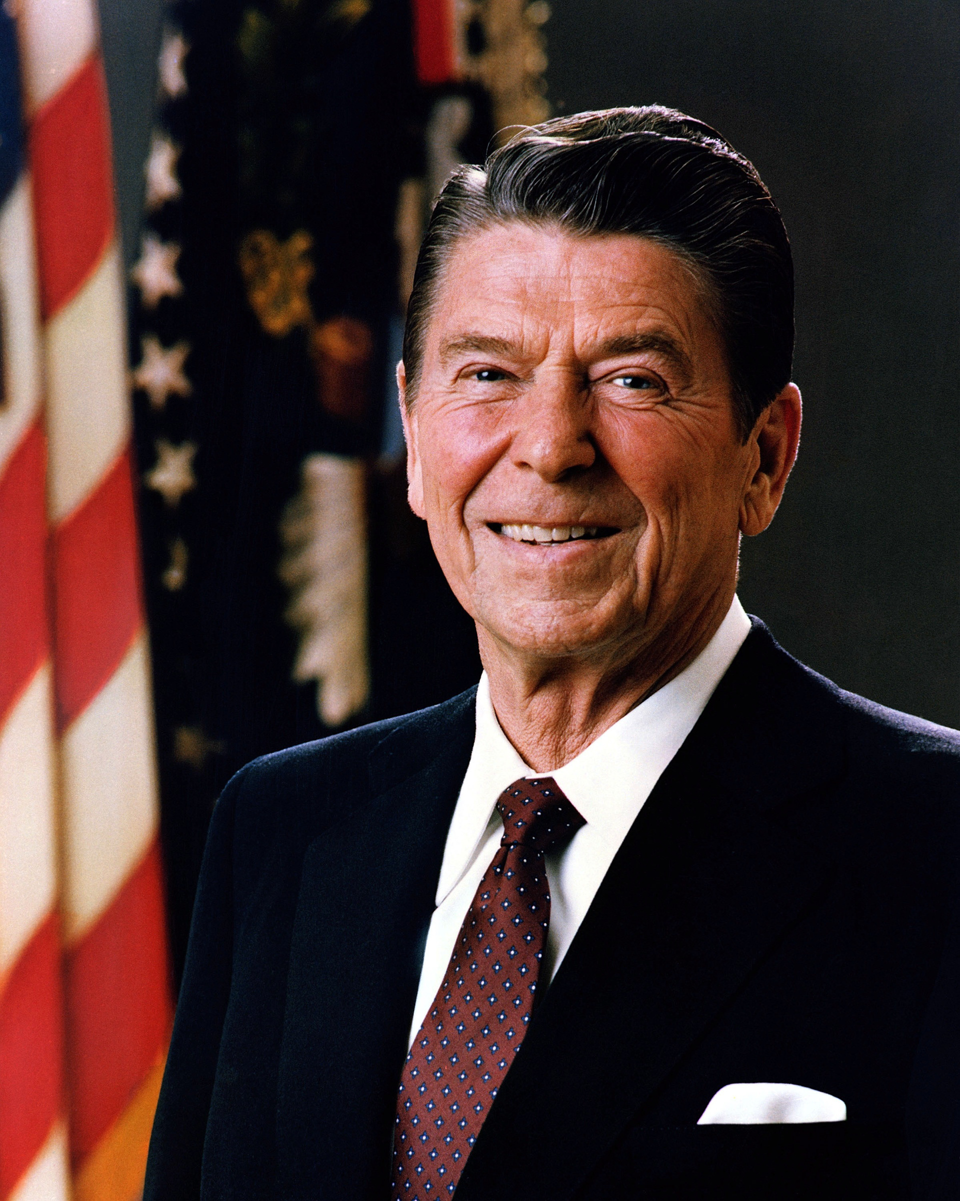 Official portrait of President Reagan, 1981