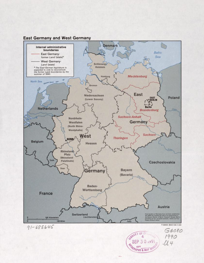 East Germany and West Germany