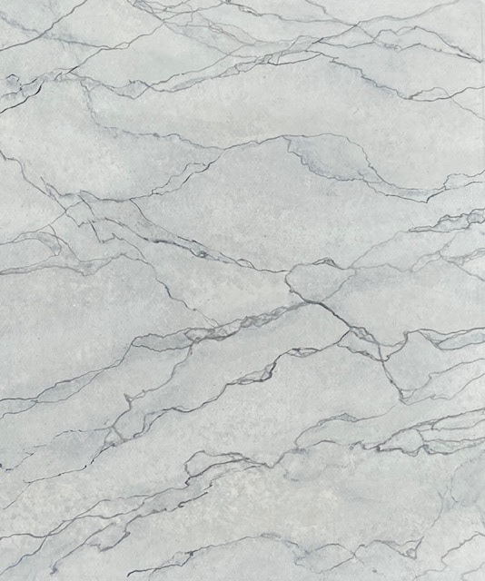 Basic veined marble.  Oil paints on Hardboard