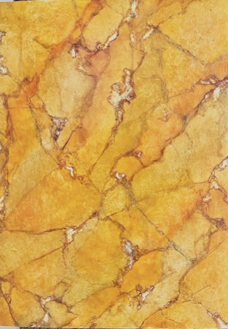 Sienna marble effect I painted using oil paints on MDF