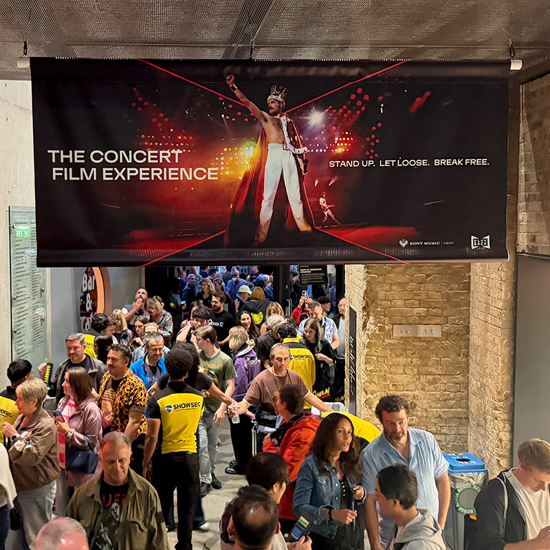 In-venue banner
