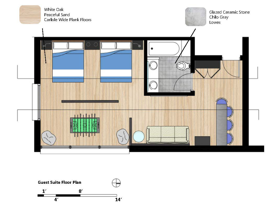 Guest Suite Floor Plan