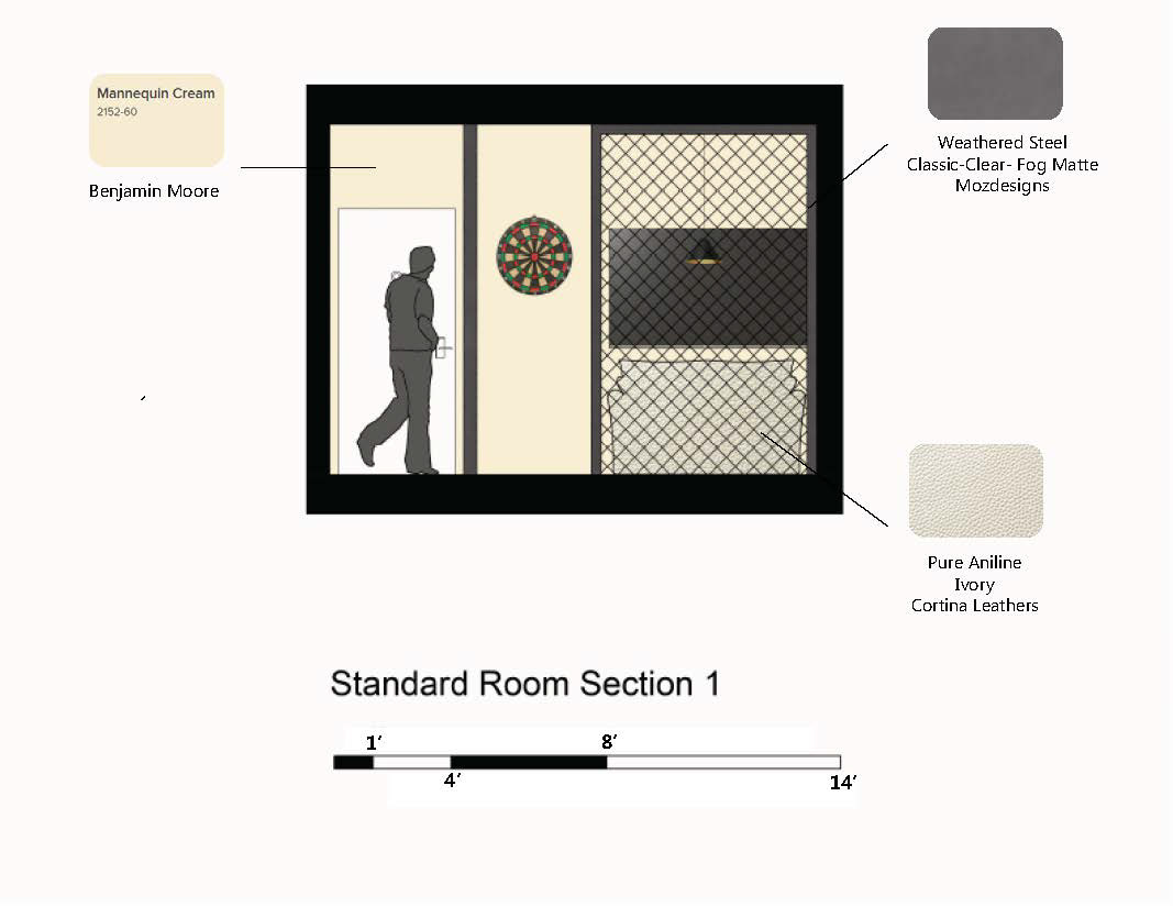 Standard Room Transverse Section