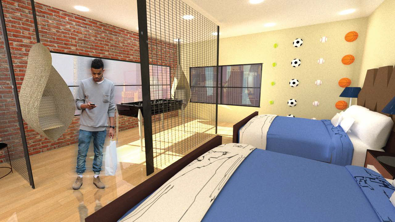 Guest Suite Render