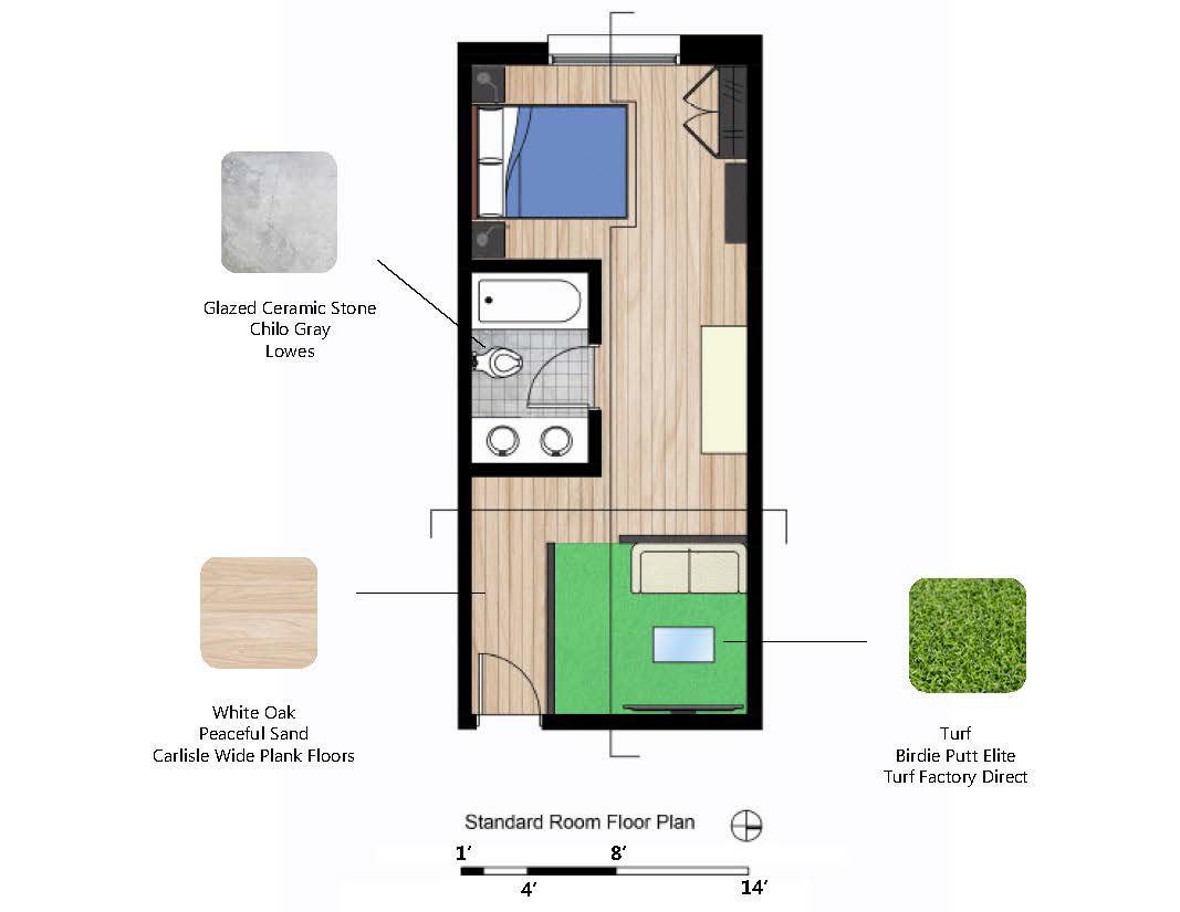 Standard Room Floor Plan