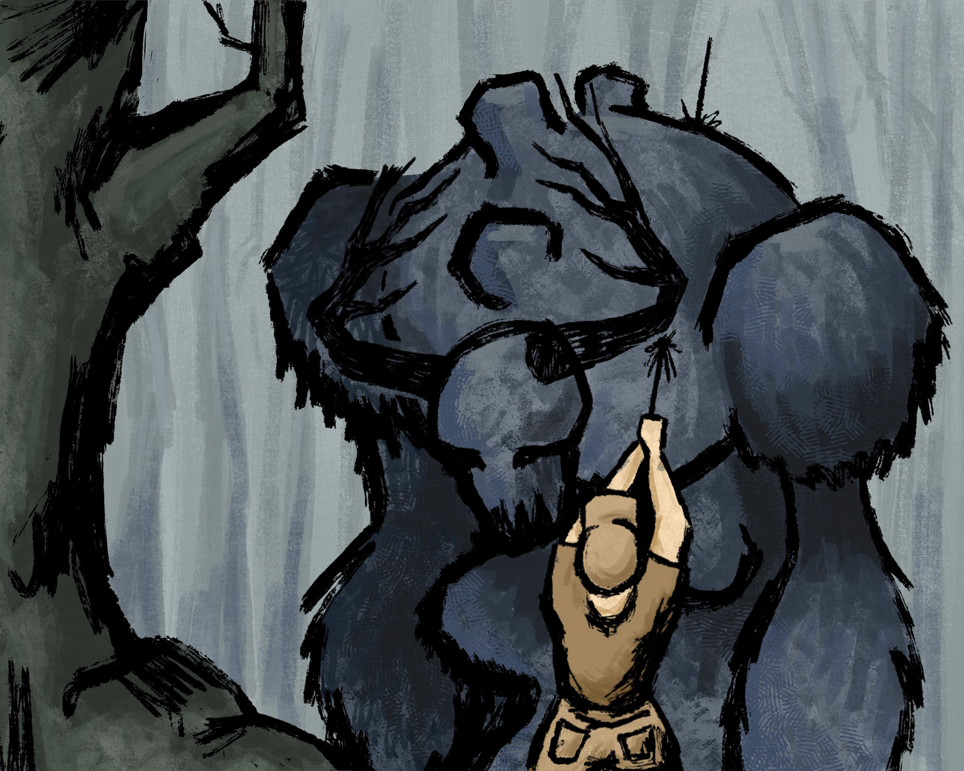 Monster Illustrative Story