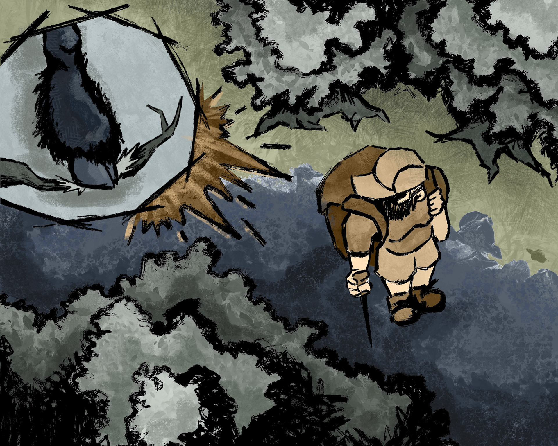 Monster Illustrative Story