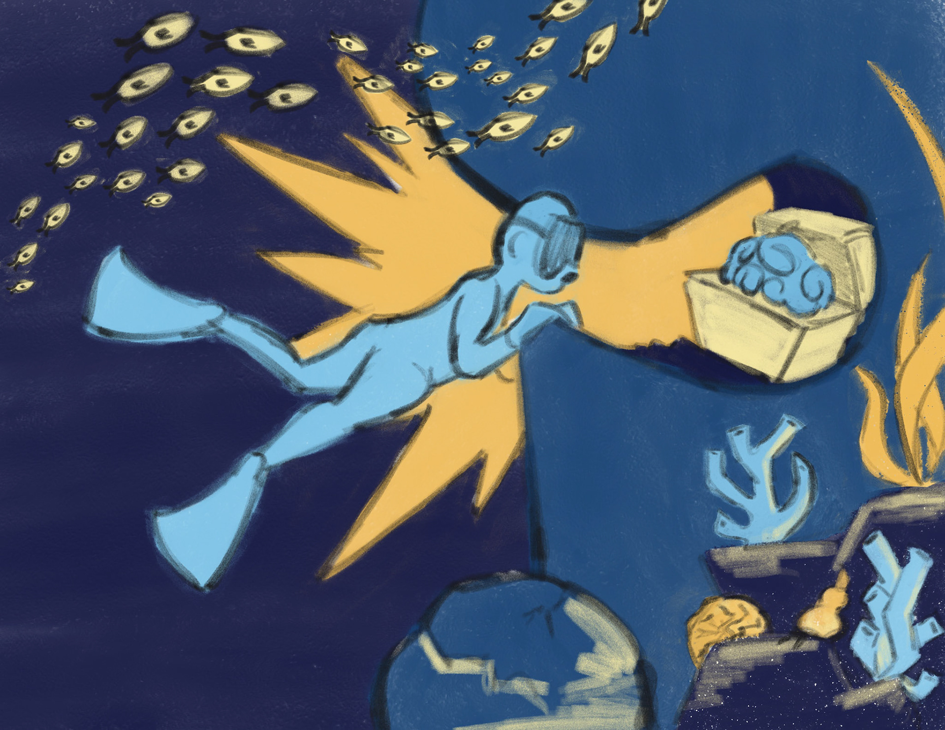 Curiousity Article Concept Sketch