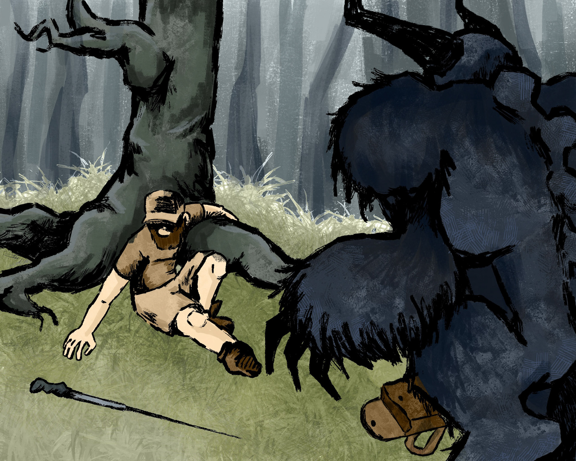 Monster Illustrative Story