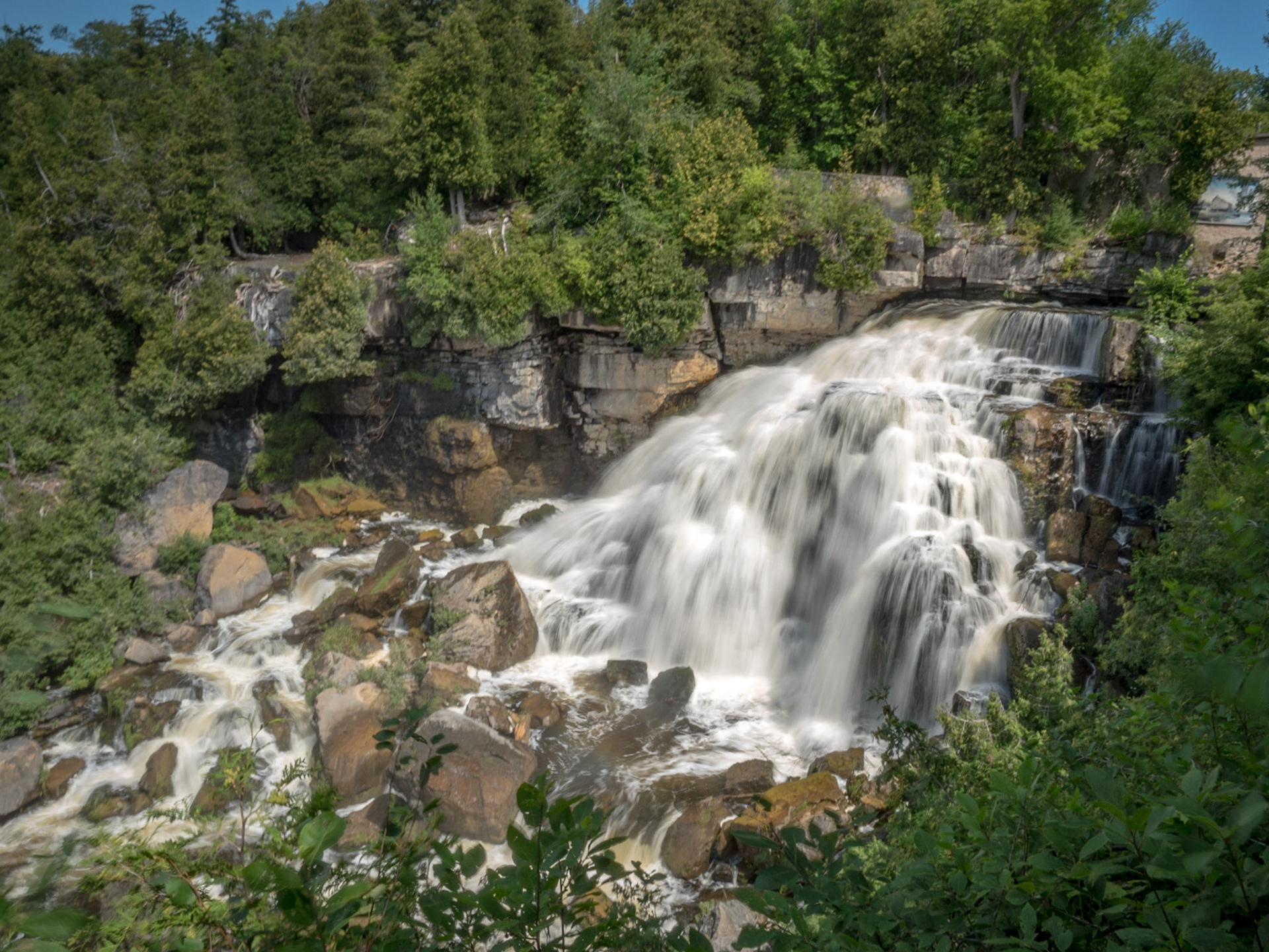 Inglis Falls is located south of Owen Sound Ontario.