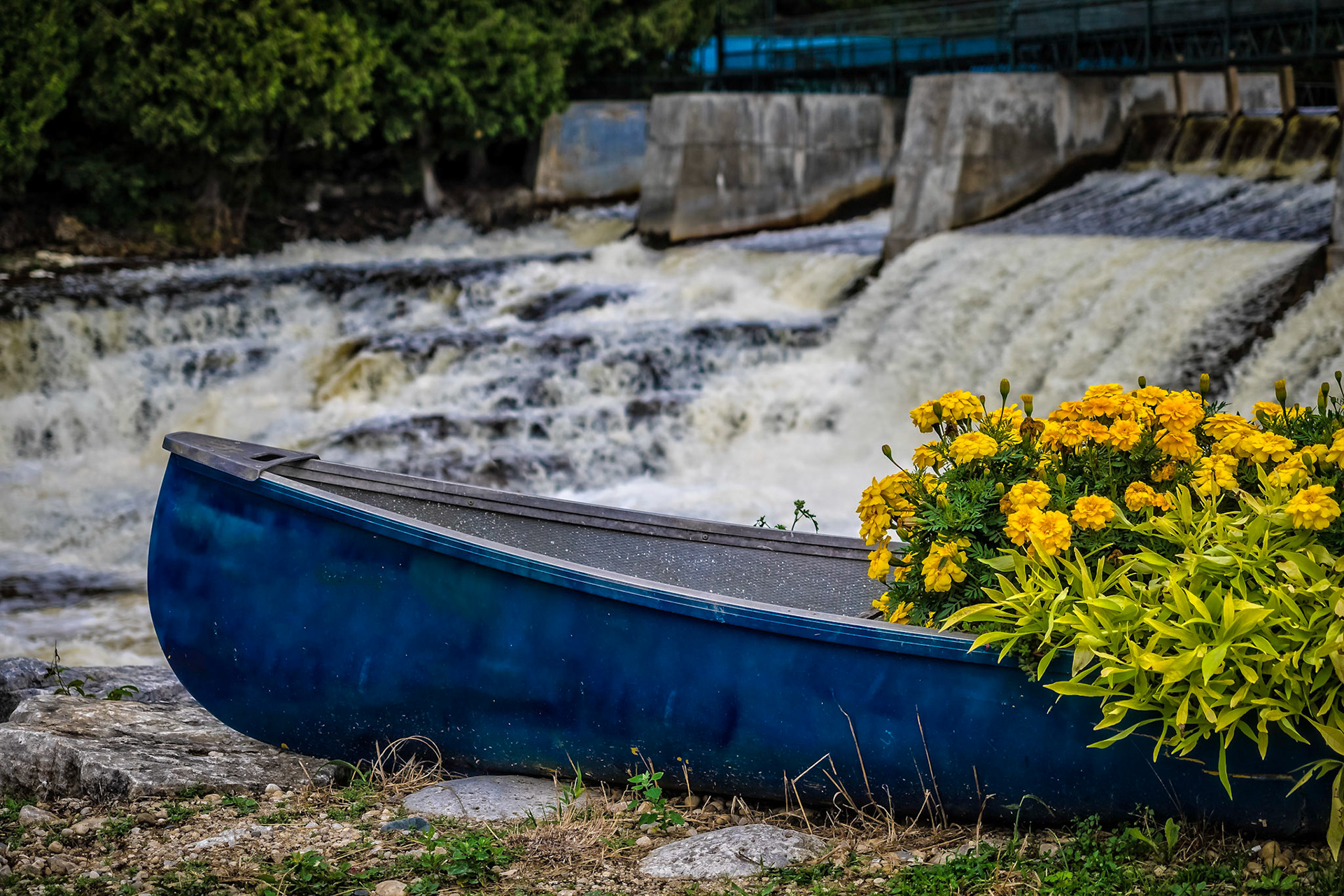 McGowen Falls in Grey County is in Durham, Ontario.
