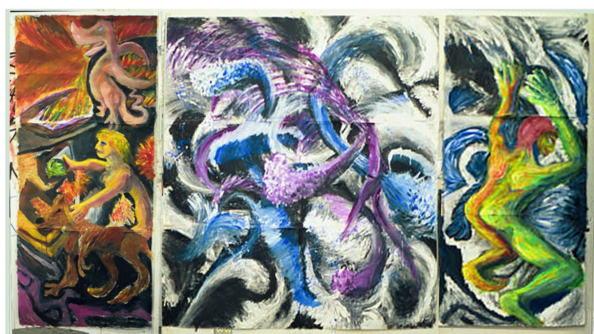 Postcards Fromm the Edge - Postcard Triptych