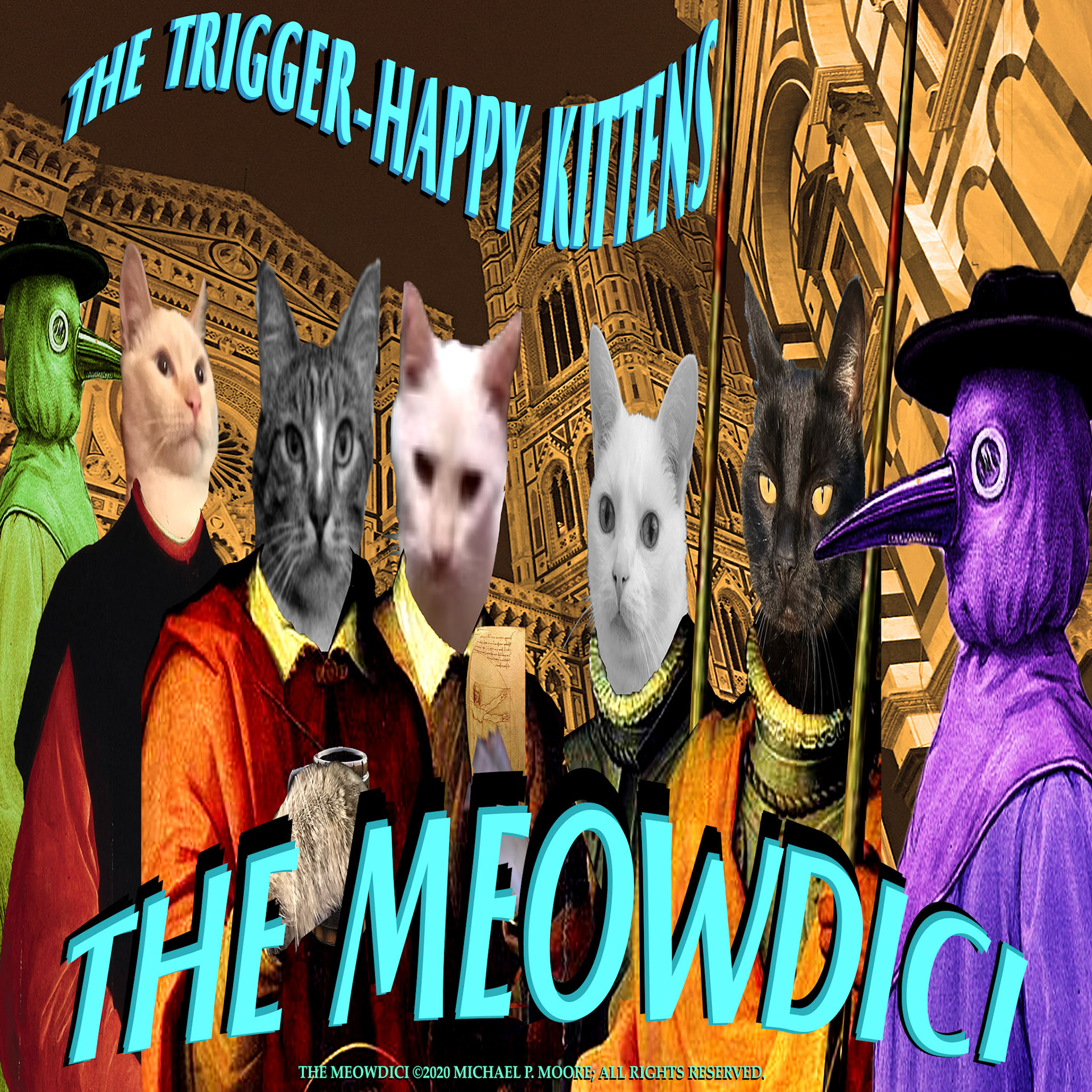 Trigger Happy Kittens - The Meowdici - Single, Cover Artwork
