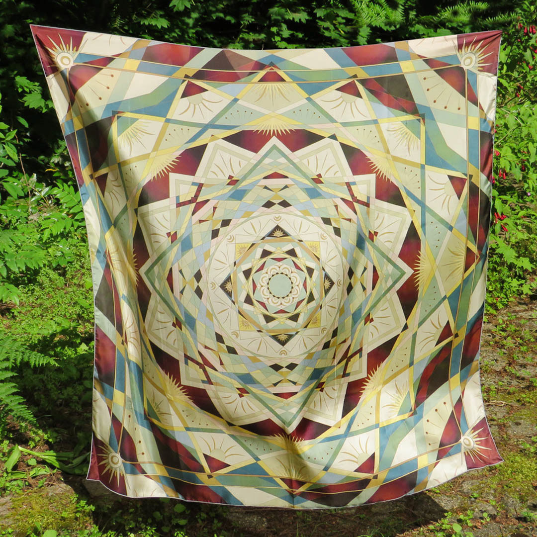 Silk Scarf - Artwork: Celebration