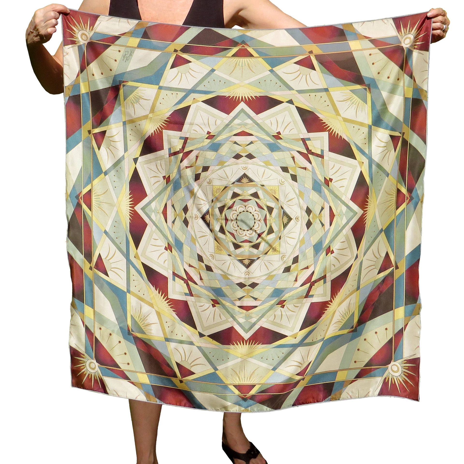Silk Scarf - Artwork: Celebration
