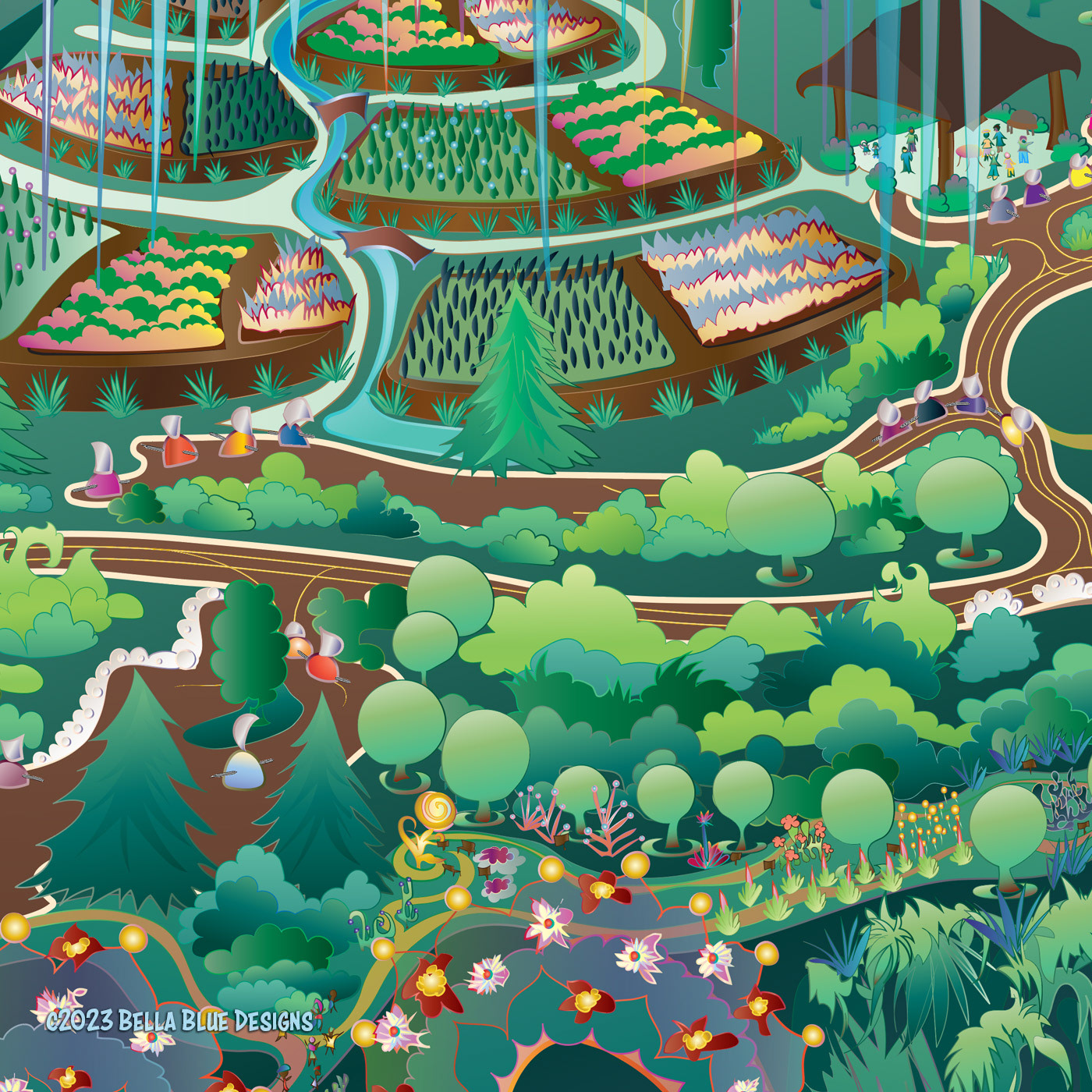 Detail of Envision Garden