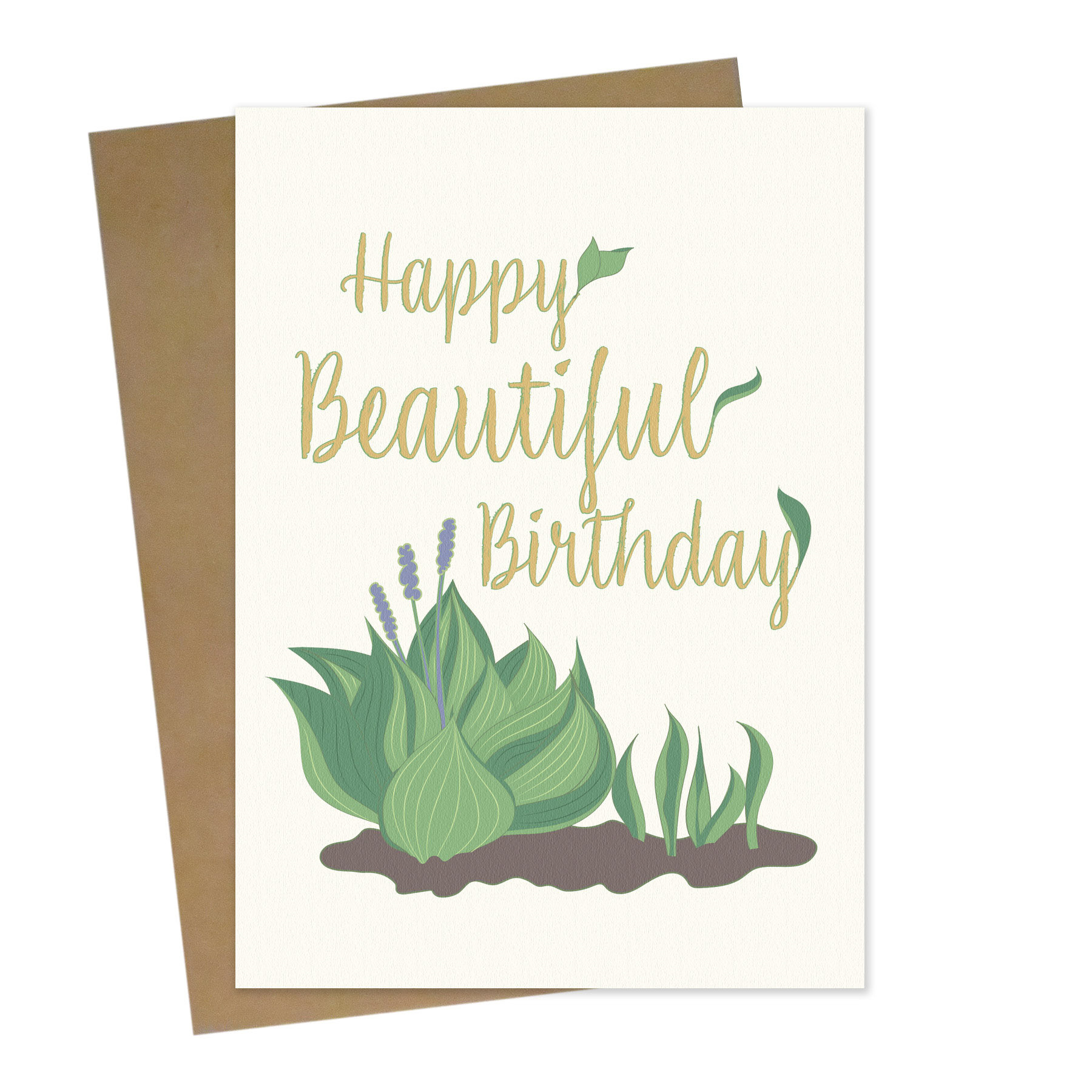 Bamboo Greeting Card: Bella's Beautiful Birthday