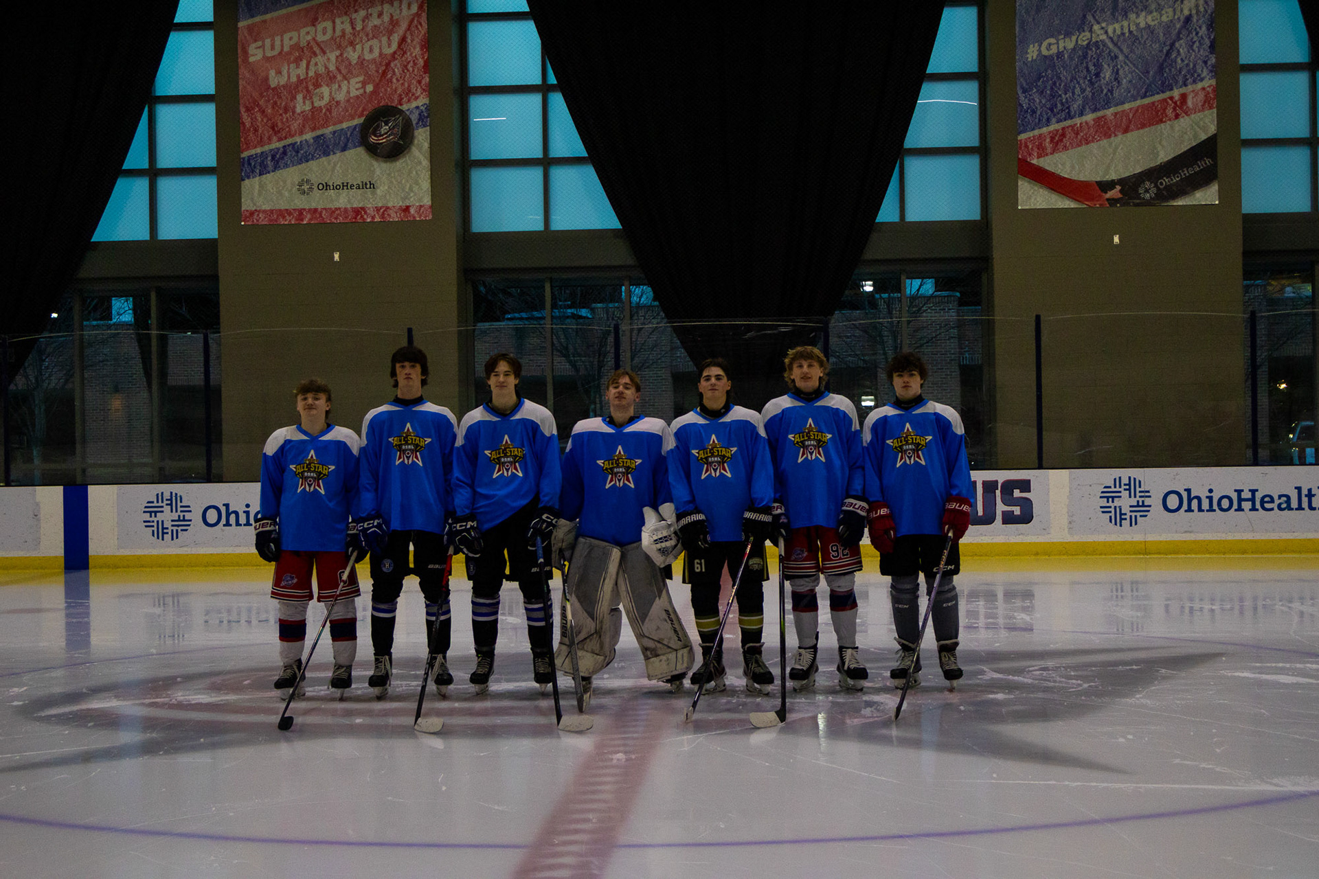Varsity Gold Blue