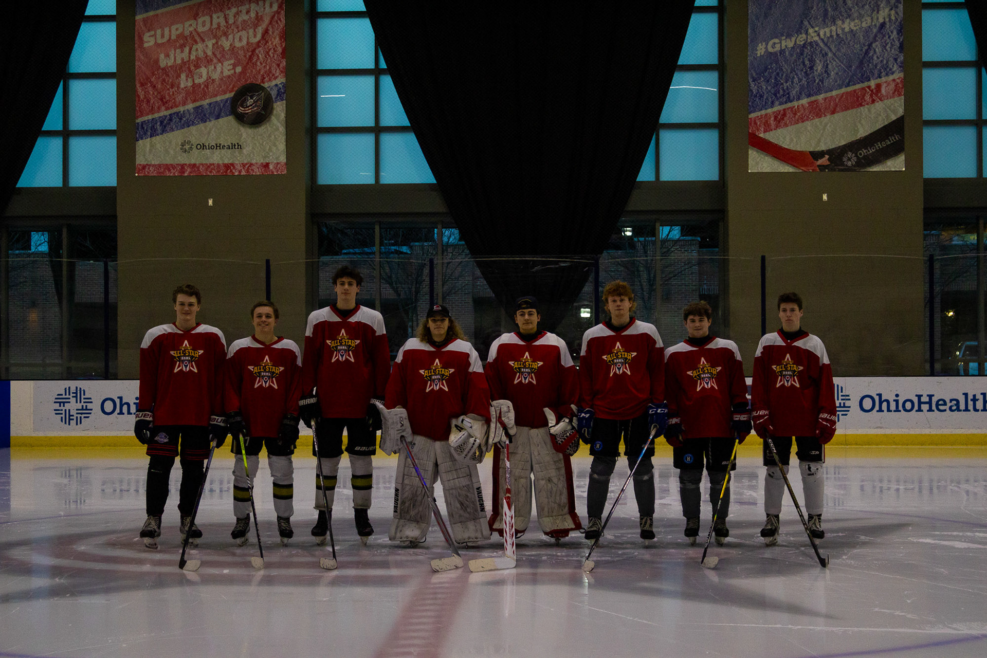 Varsity Gold Red
