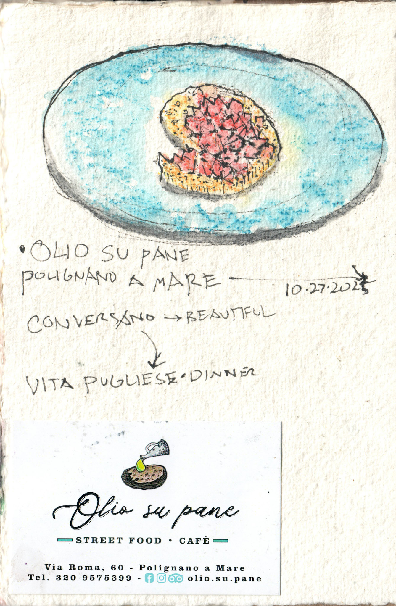 Lunch at Olio su Pane