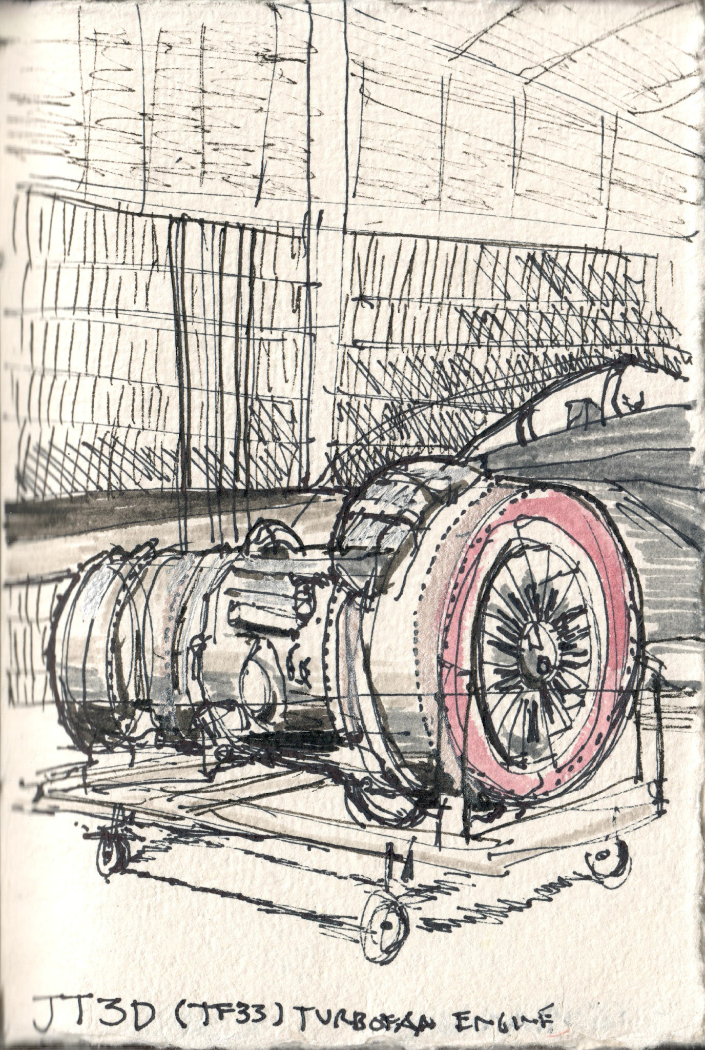 JT3D Turbofan Engine