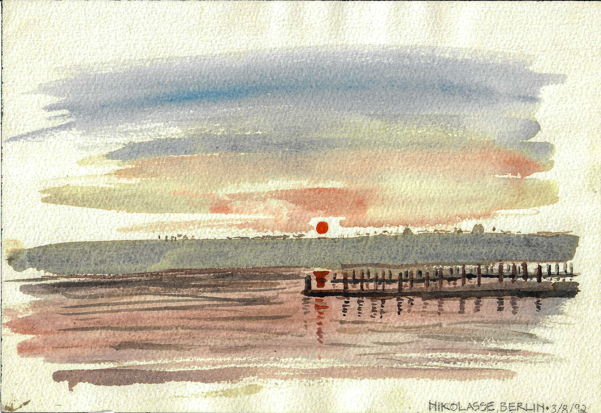 10"x7" watercolor on watercolor paper