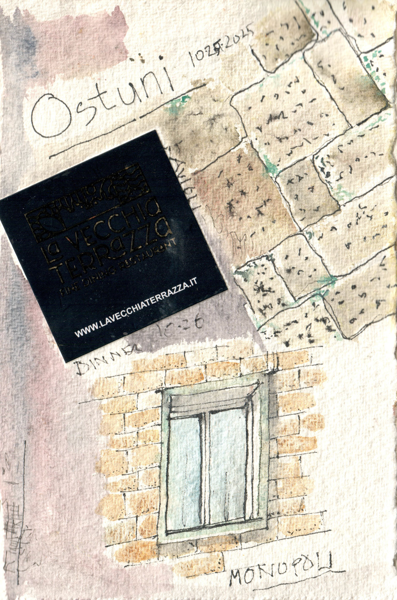 Pavers in Ostuni and window in Monopoli