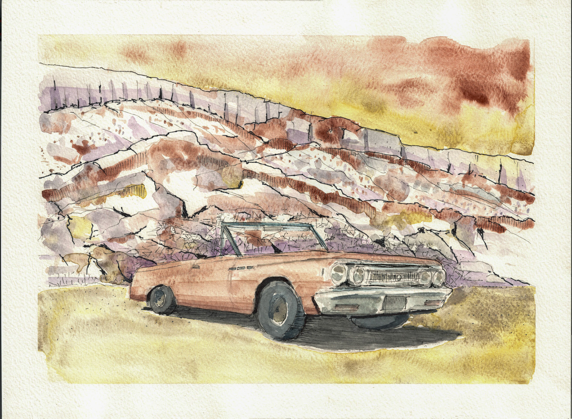 15"x11" on watercolor paper, from Kenny Earls