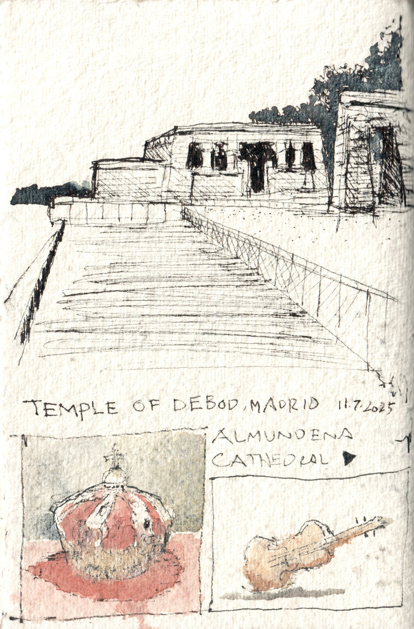 Temple of Debod | Crown &amp; Stradavarius from the Palacio Real de Madrid