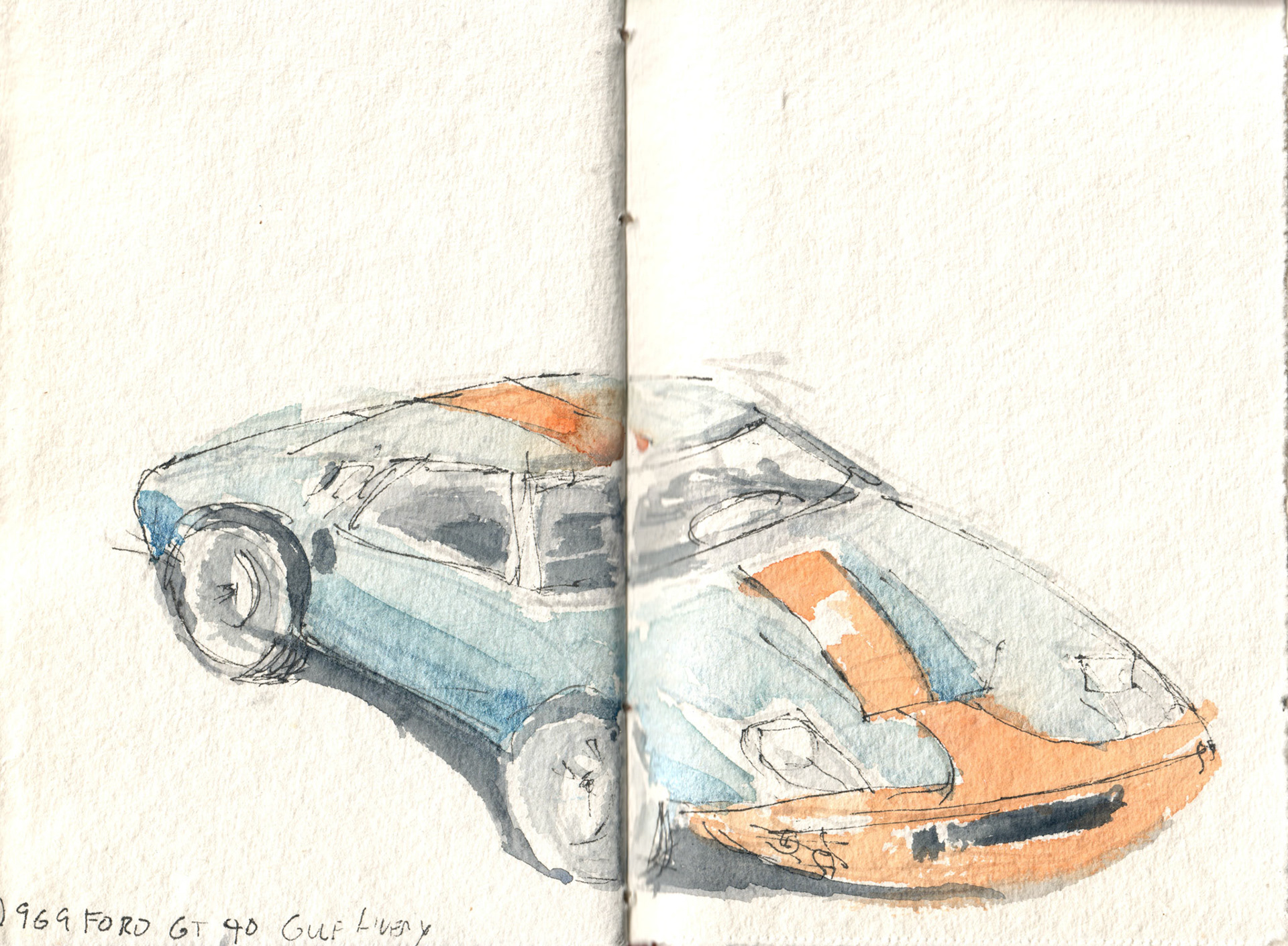 1969 Ford GT 40 Gulf Livery