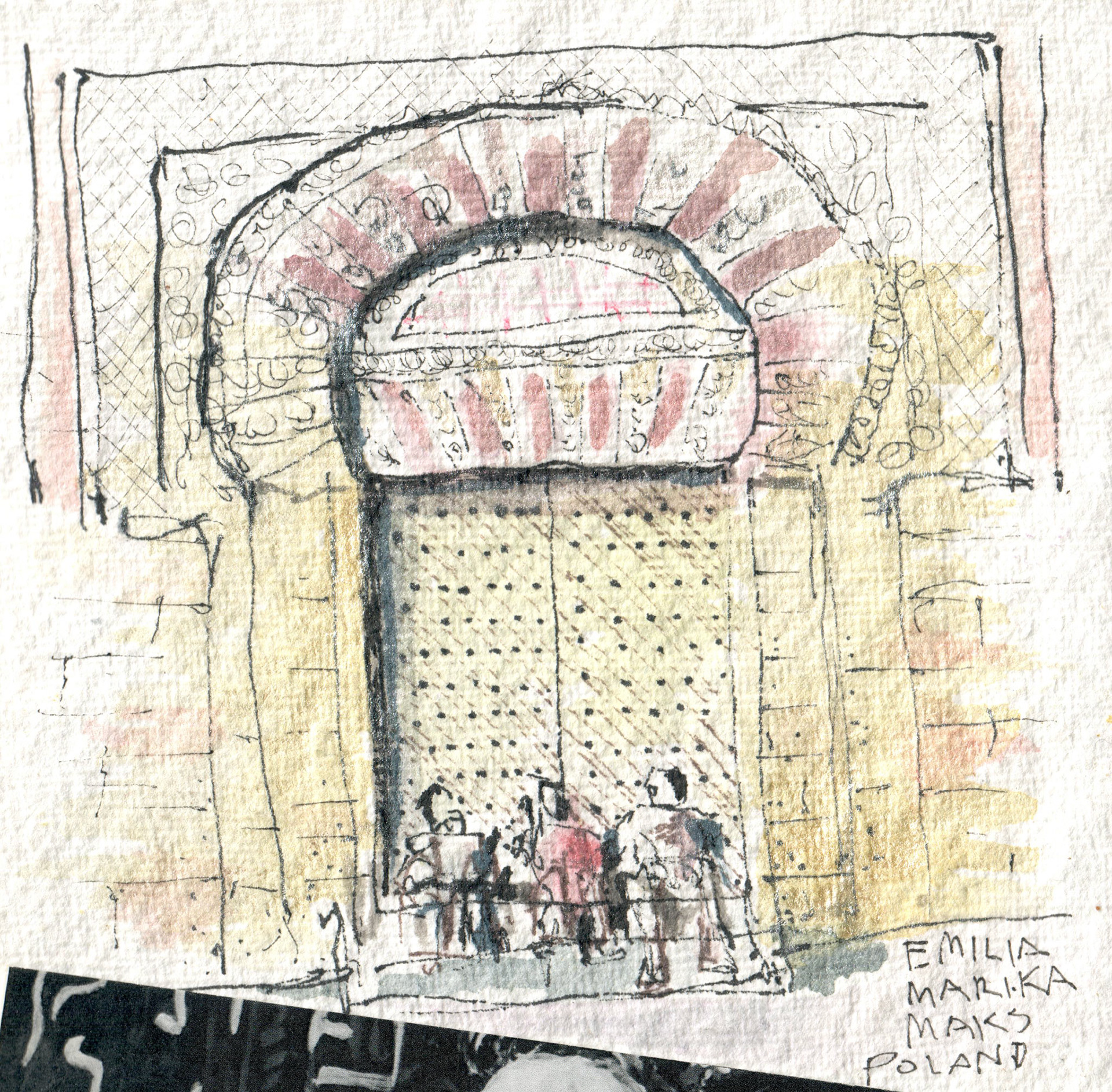 quick watercolor sketch