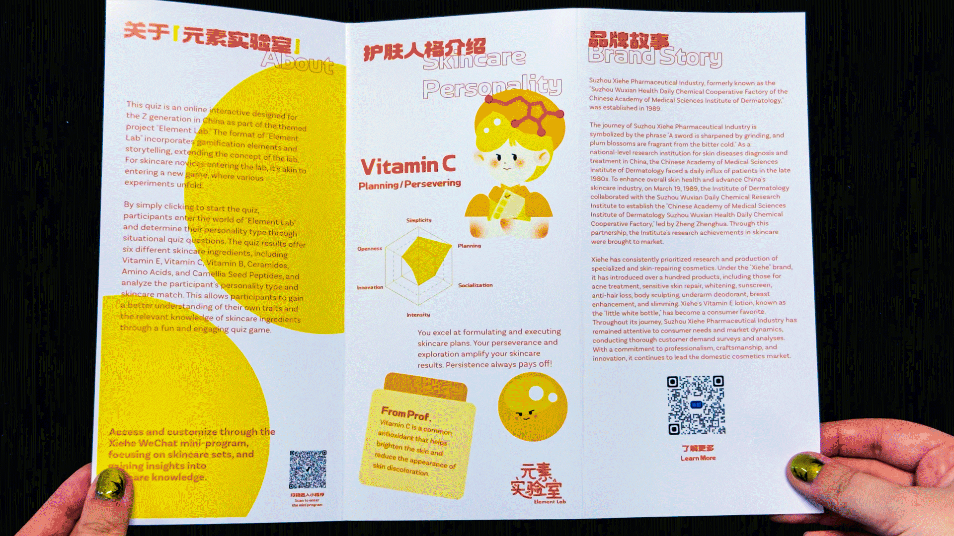 Skincare Personalities Leaflets