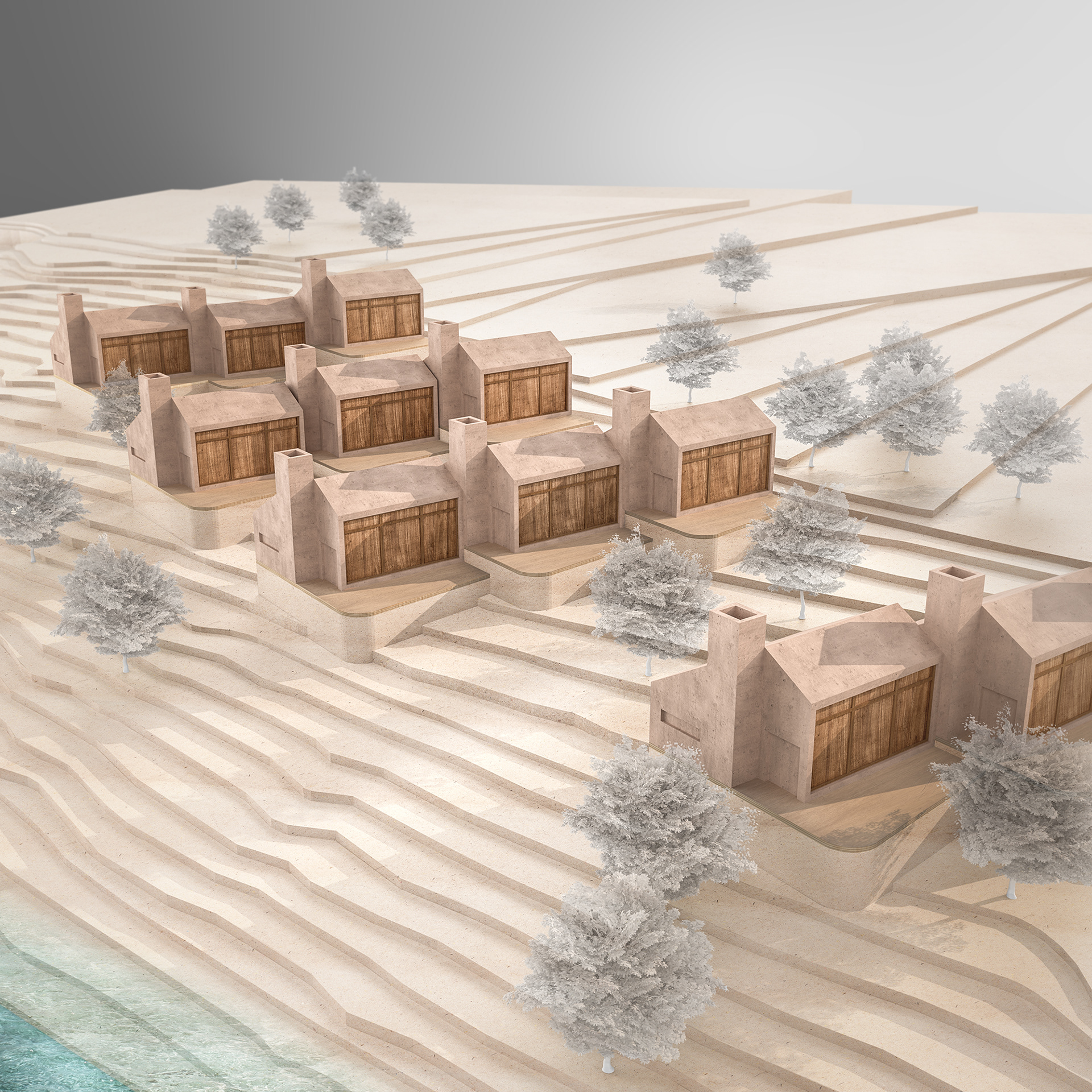 Arkitekturmodell i 3D