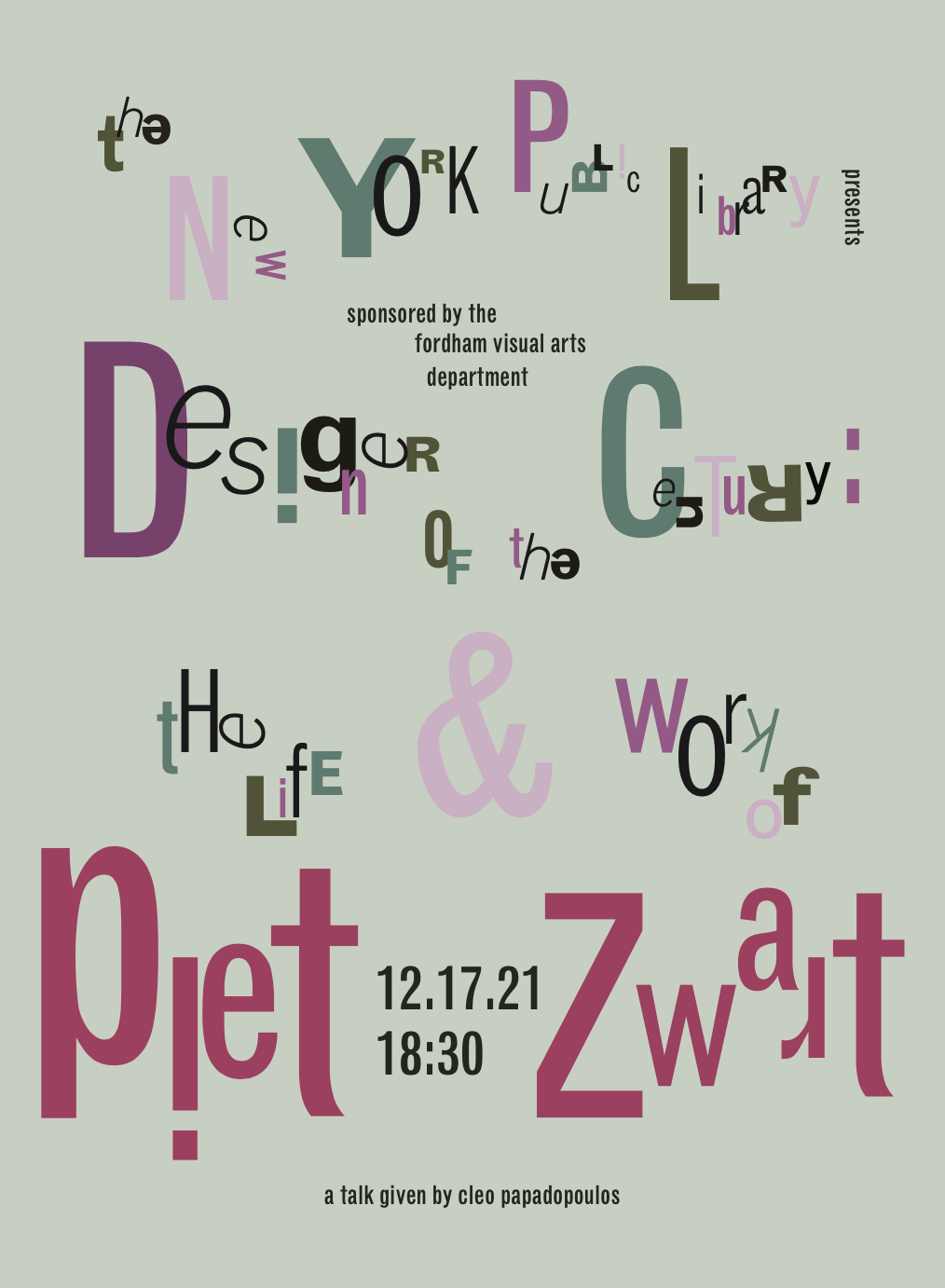 poster for mock talk