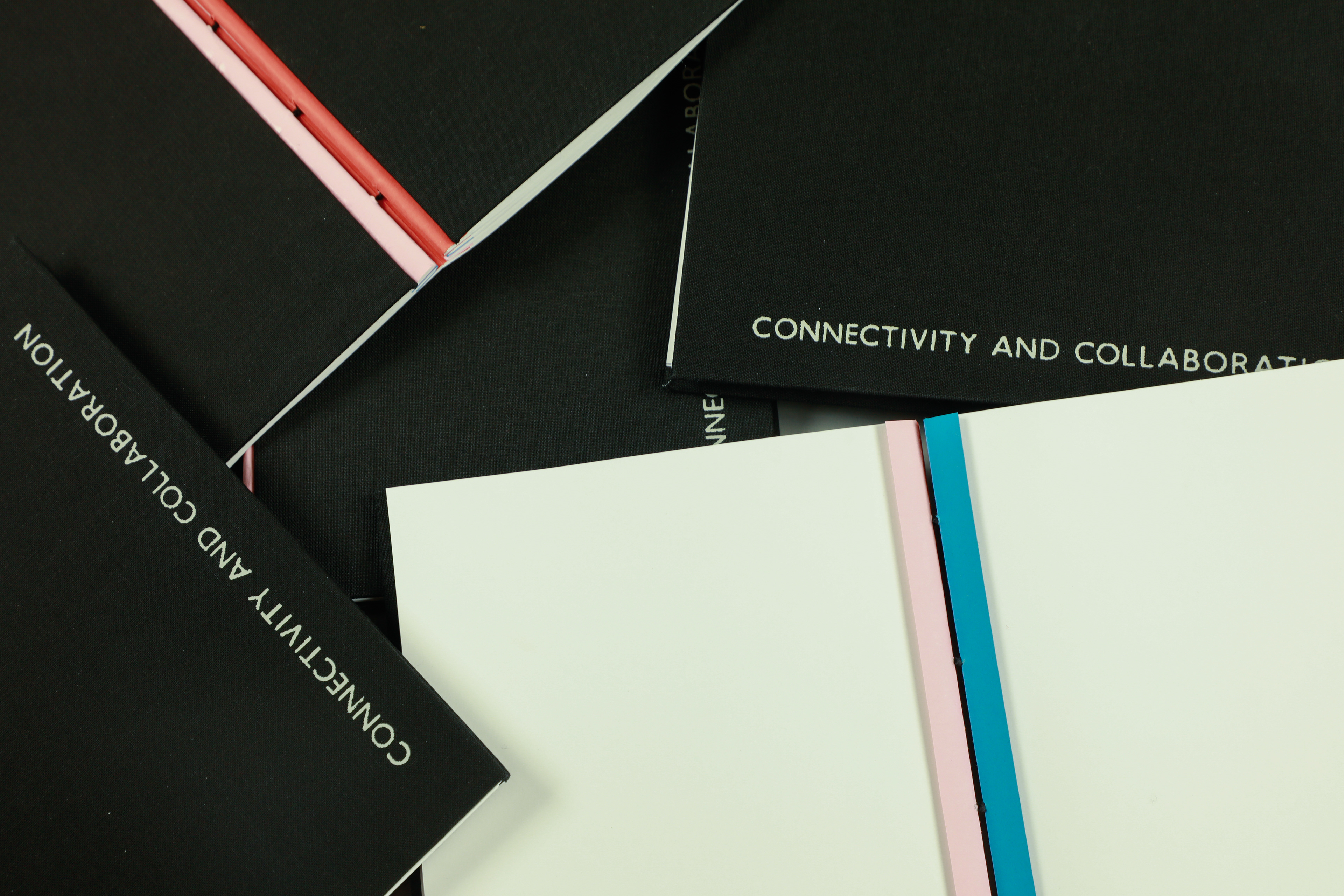 close-up of the notebook details