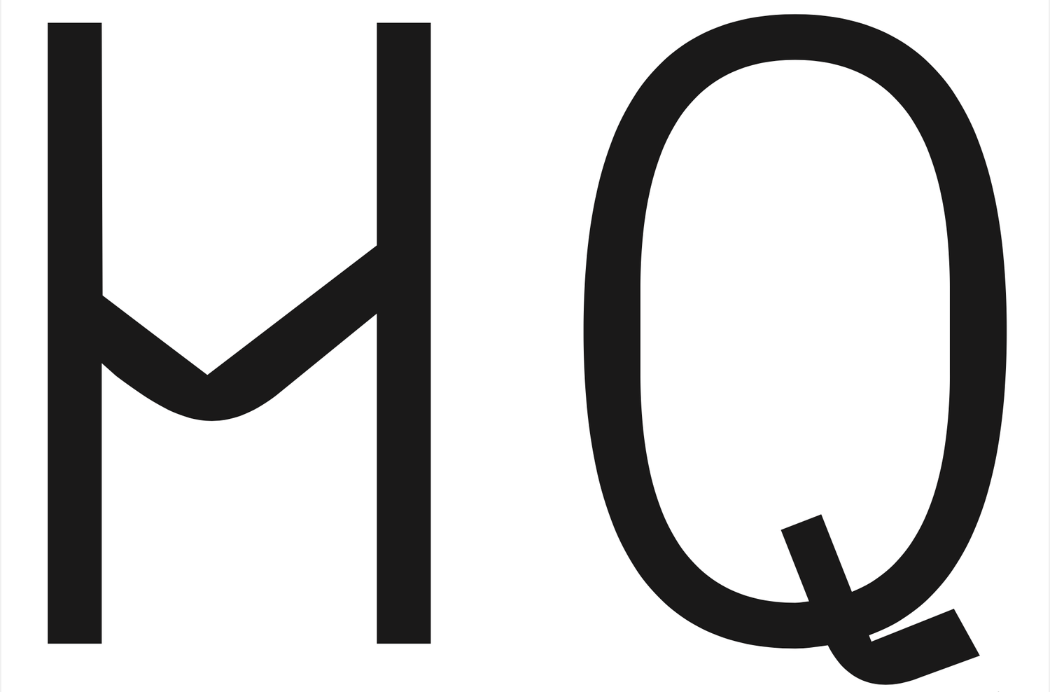 letters H + Q