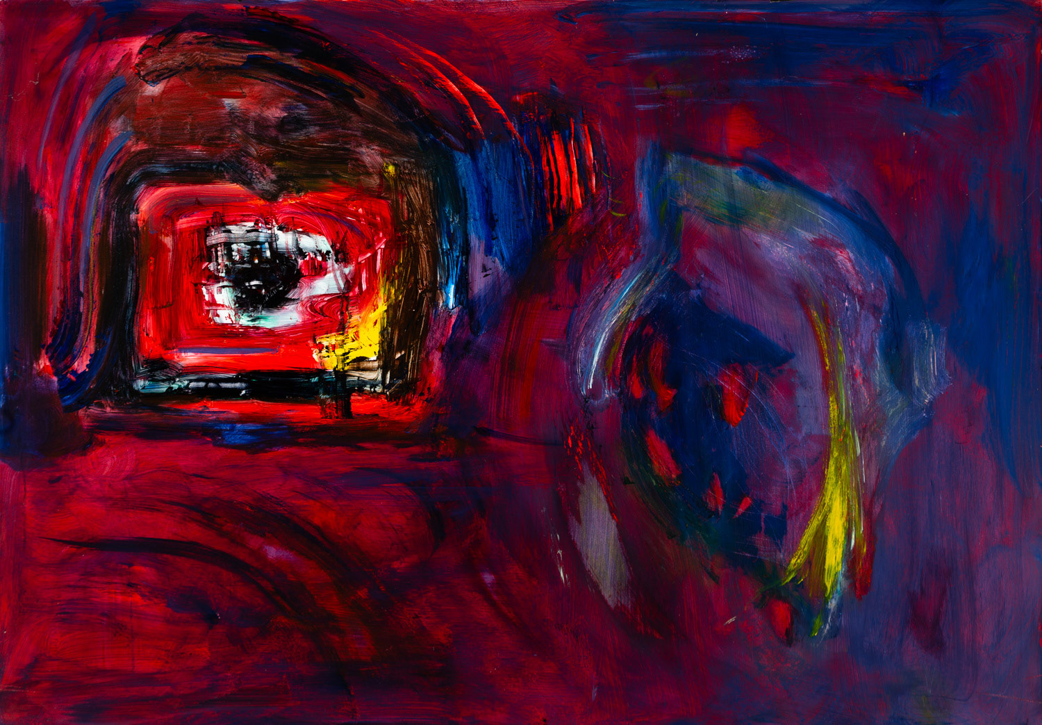 20190624, Acrylic on Hardboard, 70x100cm